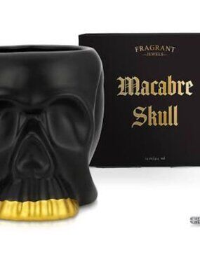 925 Silver Fragrant Jewels Macabre Skull Mystery Ring Candle